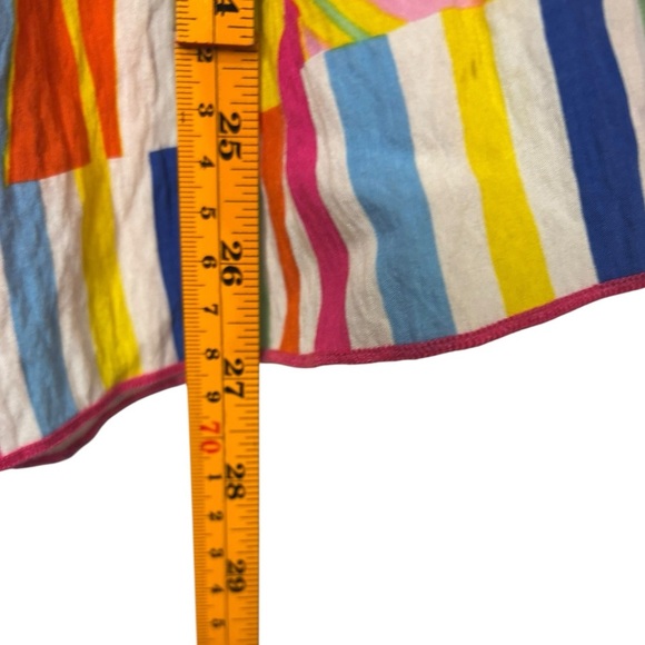 John Mark Colorful Flowy Off Shoulder Top Size Large - Picture 11 of 11